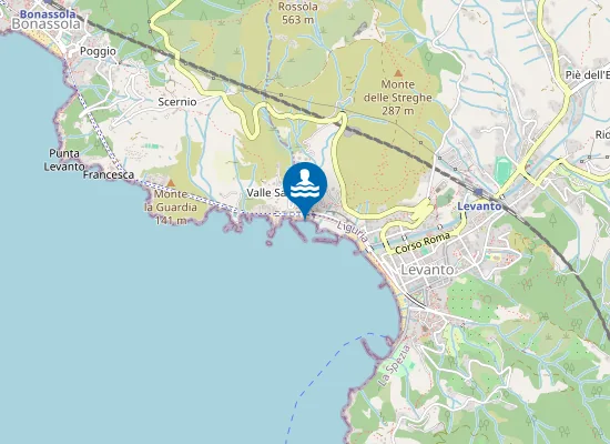 Map of VALLESANTA LATO OVEST