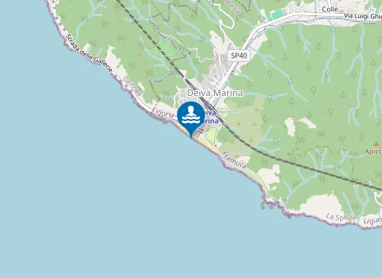 Map of SPIAGGIA ZONA CENTRALE