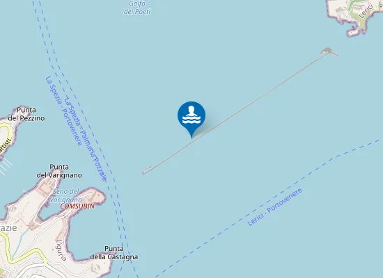 Map of DIGA PONENTE INTERNA