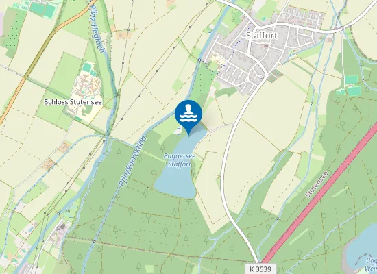 Map of STAFFORT BAGGERSEE