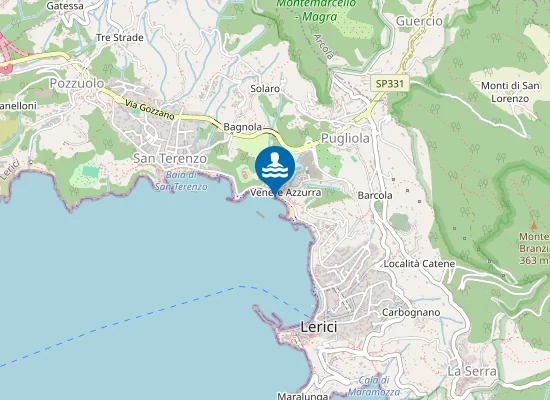 Map of VENERE AZZURRA