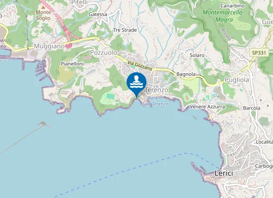 Map of SAN TERENZO MARINELLA