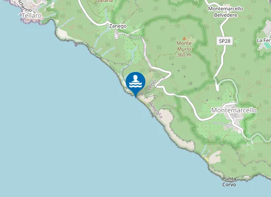 Map of SPIAGGIA DELLA MAROSSA