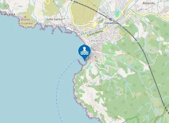 Map of SPIAGGIA EST LA PIETRA