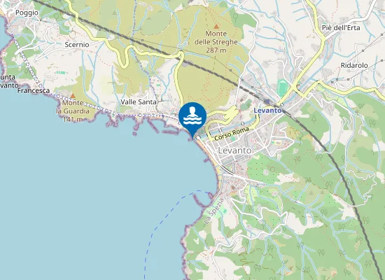 Map of TORRENTE GHIARARO