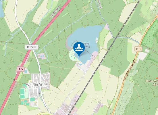 Map of WEINGARTEN BAGGERSEE