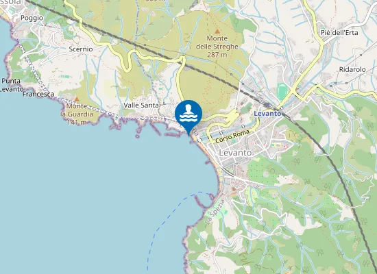Map of LEVANTE PORTO LEVANTO