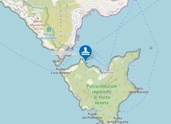 Map of ISOLA PALMARIA TERRIZZO