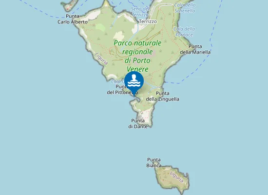 Map of PALMARIA CALA DEI GABBIANI