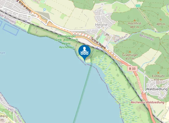 Map of HEGNE CAMPING U BADEPLATZ