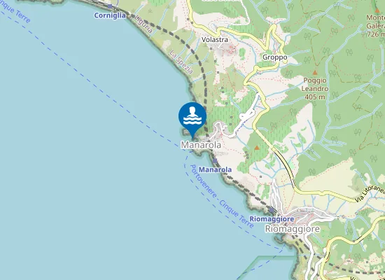 Map of MANAROLA LO SCALO