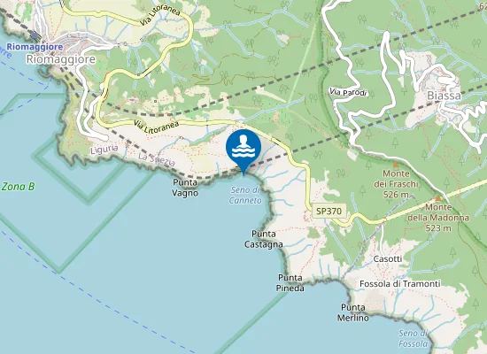 Map of SPIAGGIA DI CANNETTO