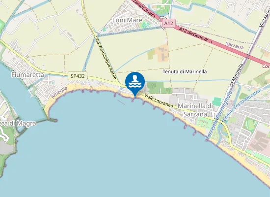 Map of MARINELLA OVEST