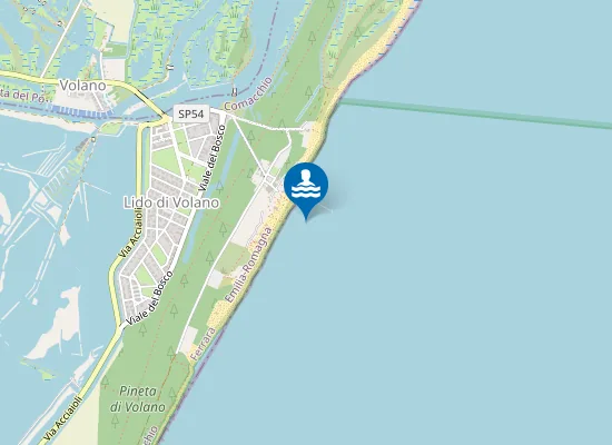 Map of LIDO DI VOLANO - PUNTO A