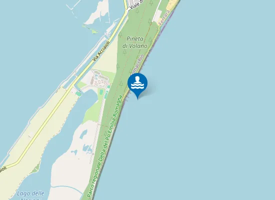 Map of LIDO DI VOLANO - PUNTO B