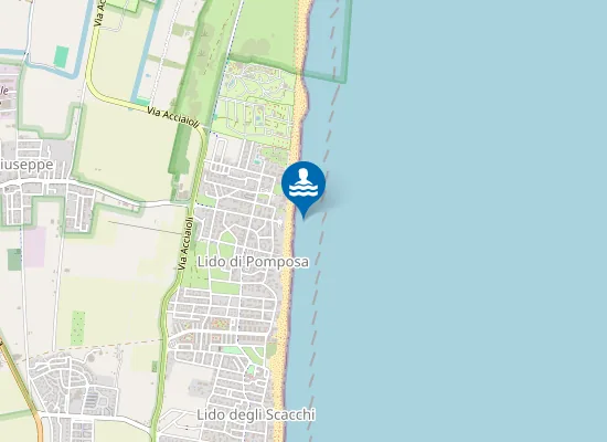 Map of LIDO DI POMPOSA - PUNTO A