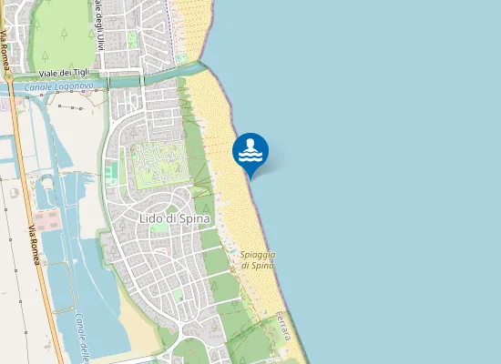 Map of LIDO DI SPINA - PUNTO B