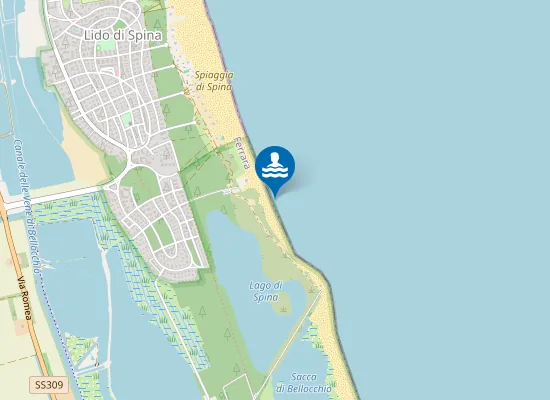 Map of LIDO DI SPINA - PUNTO C
