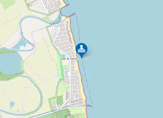 Map of LIDO DI SAVIO - SUD