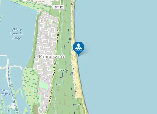 Map of MARINA ROMEA