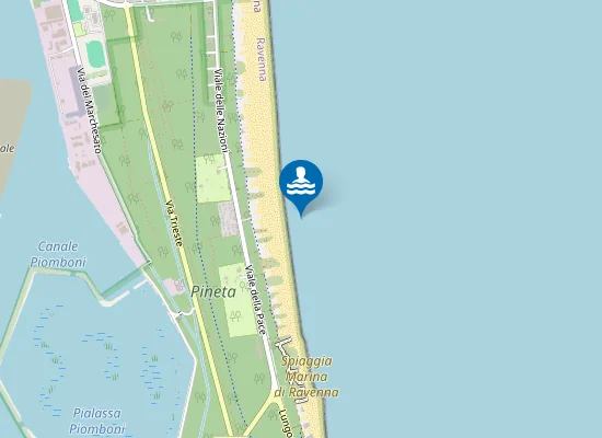 Map of MARINA DI RAVENNA