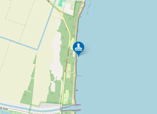 Map of CASALBORSETTI - CAMPING