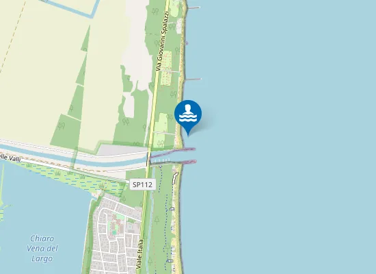 Map of MARINA ROMEA - 100 MN FOCE LAMONE