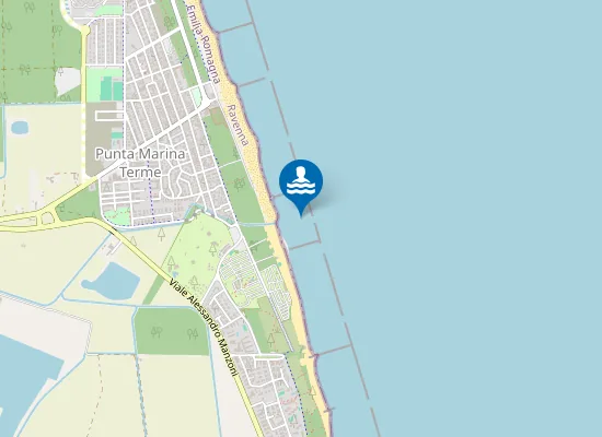 Map of MARINA DI RAVENNA SUD
