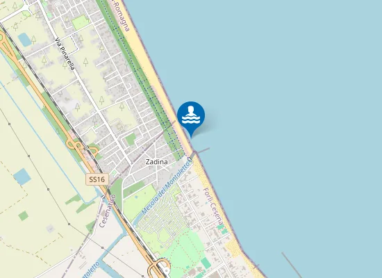 Map of CANALE TAGLIATA NORD