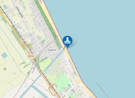 Map of CANALE TAGLIATA SUD