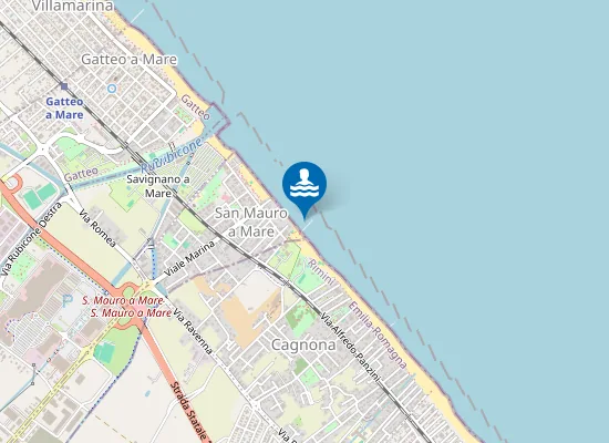 Map of SAN MAURO MARE