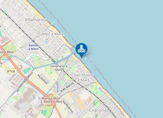 Map of SAN MAURO MARE NORD