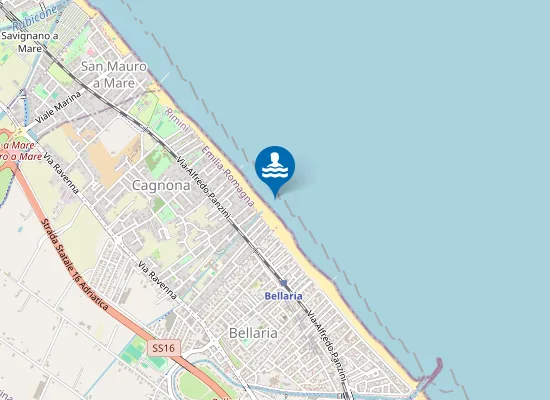 Map of BELLARIA - FOCE VENA 2