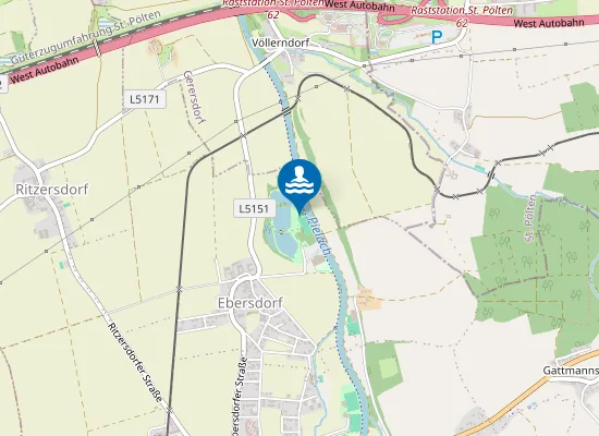 Map of Ebersdorfer See