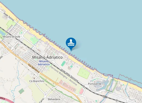 Map of PUNTO 10 - DI FRONTE VIA MONTI