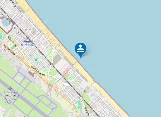 Map of RICCIONE - RIO ASSE S