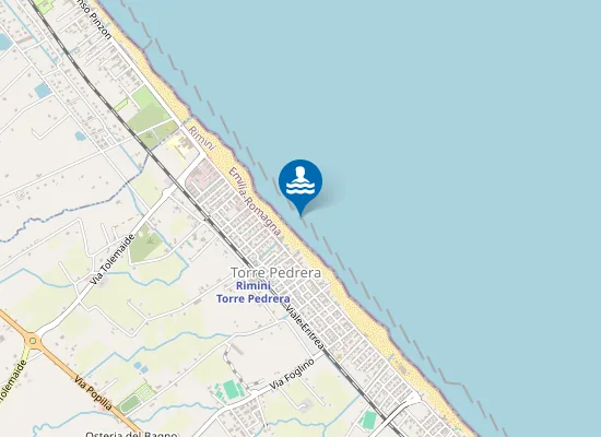 Map of TORRE PEDRERA - CAVALLACCIO