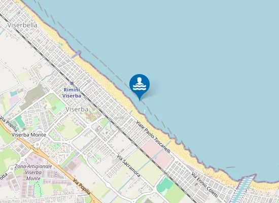 Map of VISERBA- SPINA SACRAMORA