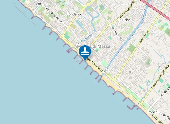 Map of MARINA DI MASSA CENTRO