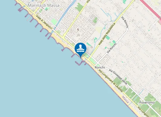 Map of MARINA DI MASSA LEVANTE