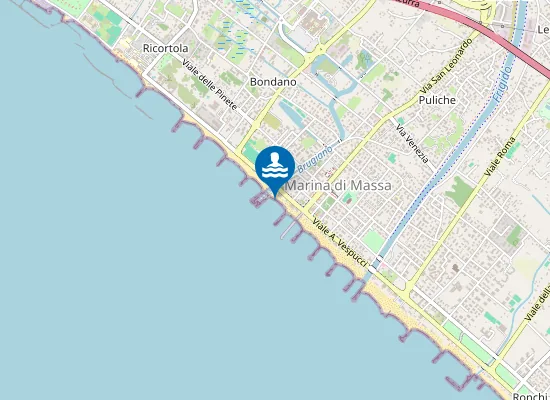 Map of SINISTRA BRUGIANO