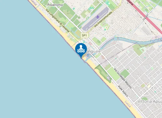 Map of DESTRA TORRENTE VERSILIA