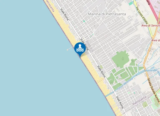 Map of PONTILE DI PIETRASANTA