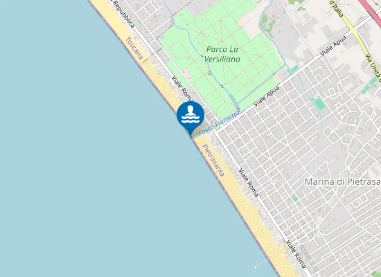 Map of FOCE FOSSO FIUMETTO