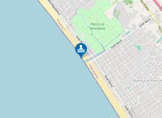 Map of FIUMETTO NORD