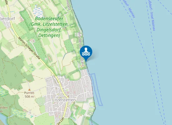 Map of LITZELSTETTEN STRANDBAD