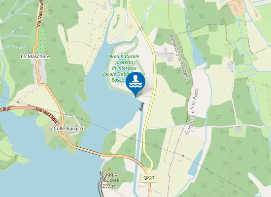 Map of BILANCINO - GABBIANELLO