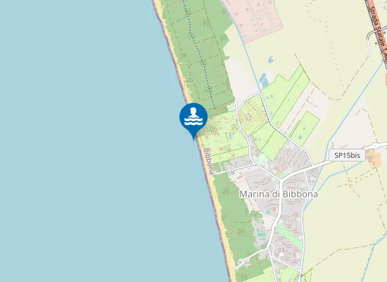 Map of CAMPEGGI NORD DI BIBBONA