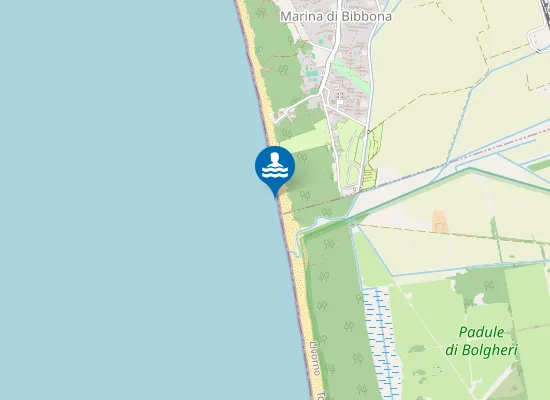 Map of PINETA SUD DI BIBBONA