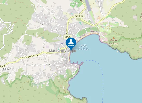 Map of MARINA DI CAMPO SUD
